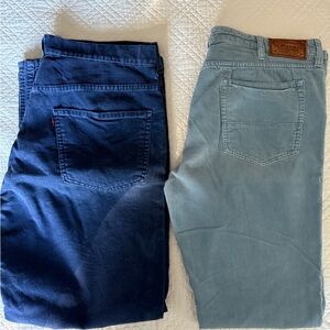 Polo by Ralph Lauren Blue and Light Blue Corduroy Pants